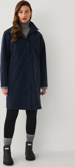 Áhkká Regnjakke Rain Waist Stretch Parka Blå Áhkká Regnjakke Rain Waist Stretch Parka Blå