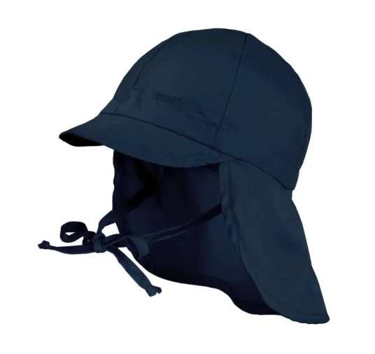Maximo   Solhatt med nakkebeskyttelse og Brem Navy   41cm