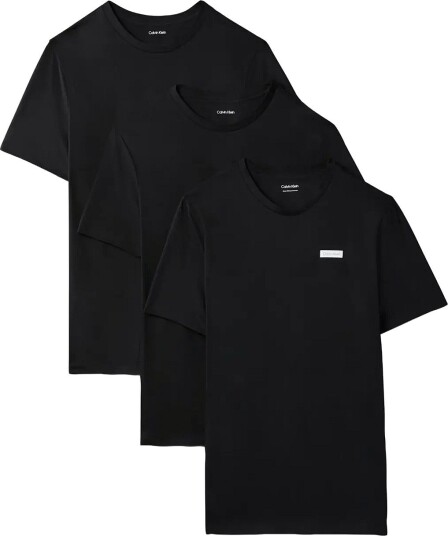 Calvin Klein S/S Crew Neck 3Pk Black M