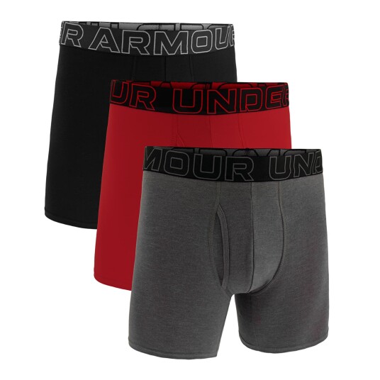 Under Armour Ua Performance Cotton - Solid 6" 3Pk - Multi/patterned - M Under Armour Ua Performance Cotton - Solid 6" 3Pk - Multi/patterned - M