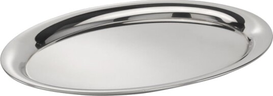 APS Serveringsbrett Kaffeehaus polert; 26.5x19.5x1.5 cm LxBxH; Sølvfarge; Oval APS Serveringsbrett Kaffeehaus polert; 26.5x19.5x1.5 cm LxBxH; Sølvfarge; Oval
