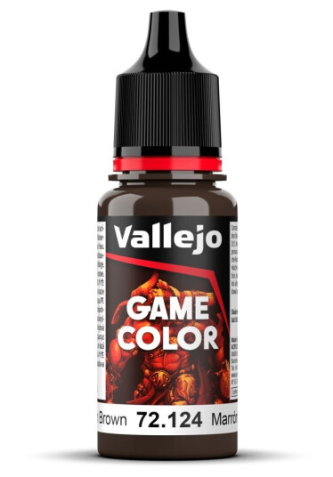 Vallejo 72.124 Brun Acryl Maling Væske 18 Ml 1 Stykker