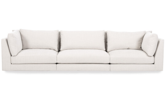 Soffadirekt LYON 4 seters modulsofa Hvit