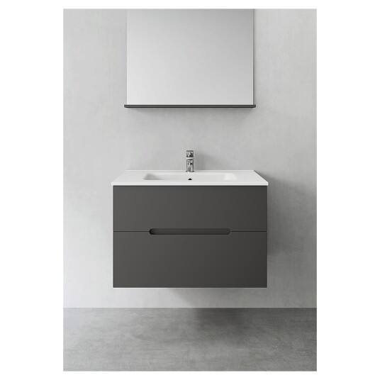 Hafa Sun 800 Servantskap m/2 skuffer 80x45x54 cm Antrasitt