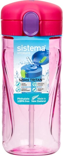 Sistema Hydrate Quick Flip 520 Ml Drikkeflaske - 520 ml