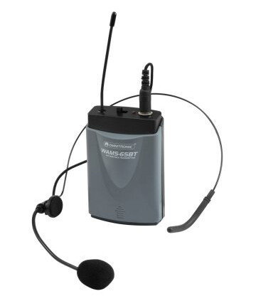 Omnitronic 13107005, Body Pack-Sender, 865 Mhz, 40 - 18000 Hz, 10 Mw, Svart, Plast