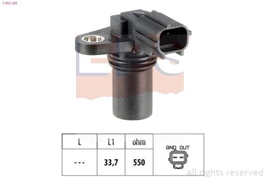 Sensor, kamakselposisjon EPS 1.953.281