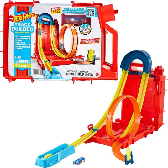 Hot Wheels Track Builder Bilbane Fuel Can Stunt Box