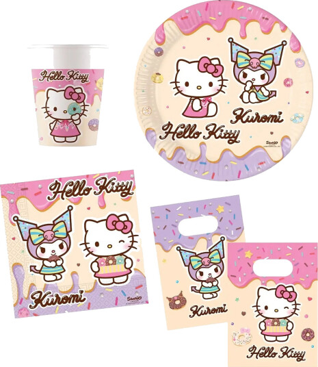 Joker Hello Kitty Party Pack Beige ONE SIZE Joker Hello Kitty Party Pack Beige ONE SIZE