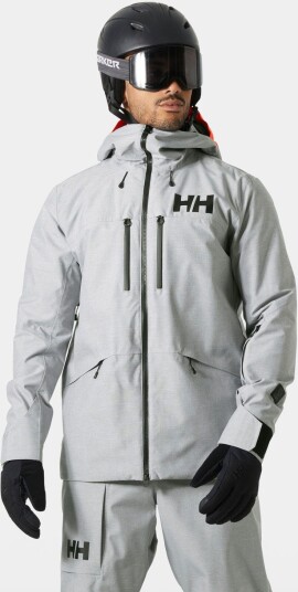 Helly Hansen Herre Garibaldi 2.0 Vanntett Skijakke Grå XL