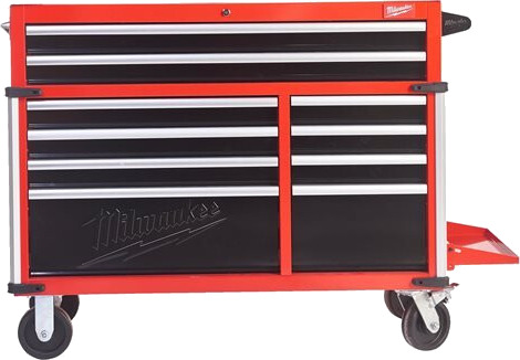 Milwaukee src46-1 verktøyvogn 10 skuffer