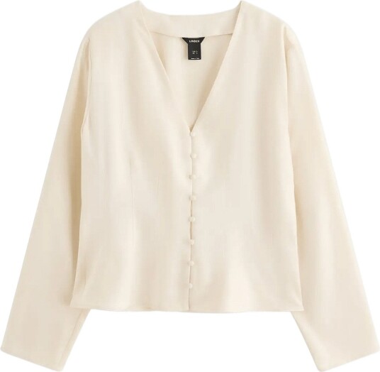Lindex Figure Fit Blouse Beige L