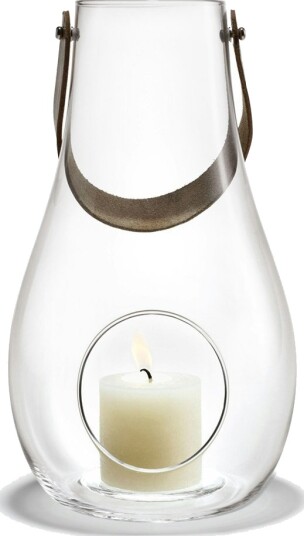 Holmegaard Design With Light Lyslykt 45 cm Transparent