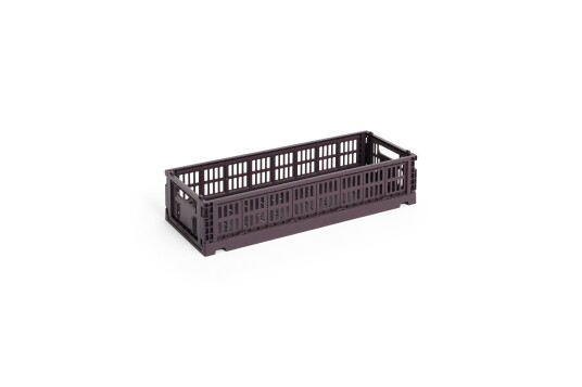 Hay Colour Crate Mini Oblong Oppbevaring Bordeaux