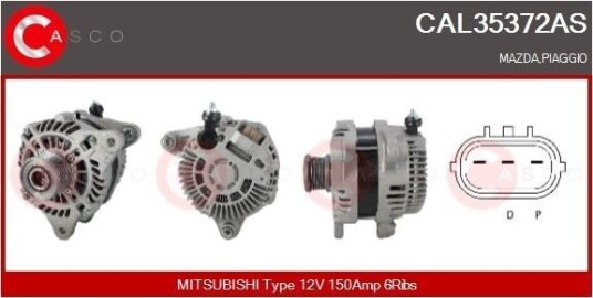 Dynamo CASCO CAL35372AS Dynamo CASCO CAL35372AS