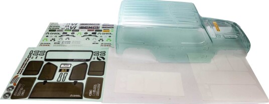Axial AXI250000 Jeep JLU Wrangler Body Clear SCX6