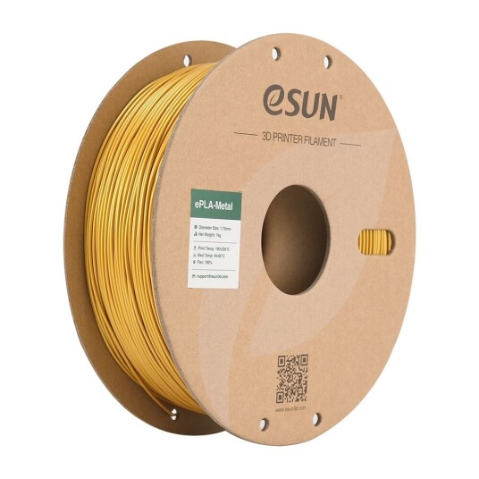 eSUN ePLA Metal - 1.75mm- 1kg Gold eSUN ePLA Metal - 1.75mm- 1kg Gold