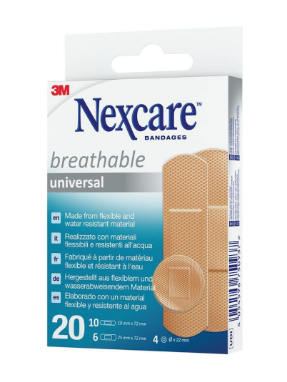 Nexcare Universal Plaster Assortert 20 stk.