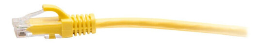C2G 25ft (7.6m) Cat6a Snagless Unshielded (UTP) Slim Ethernet Network Patch Cable - Yellow - koblingskabel - 7.6 m - gul