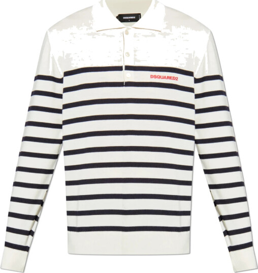 Dsquared2 Herre Topper Hvit L, Dsquared2 Herre Topper Hvit L,