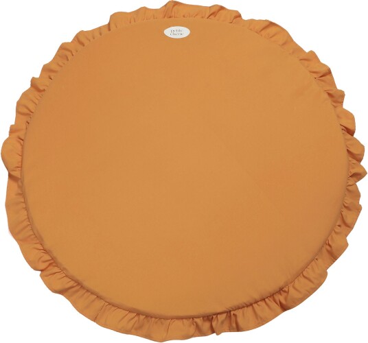 Petite Chérie Lekematte Rund med Volang 80 Butterscotch Petite Chérie Lekematte Rund med Volang 80 Butterscotch