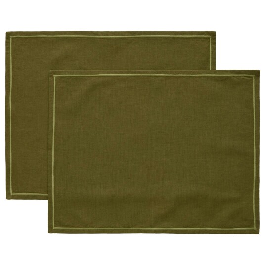 Decotique Sienna Spisebrikke 35x45 cm 2 pk Oliven
