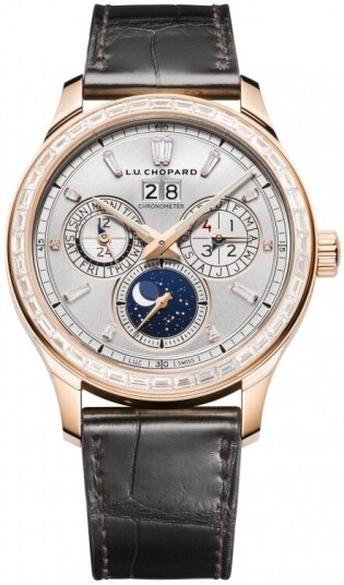 Chopard Herreklokke 171927 5001 L.U.C Sølvfarget/Lær Ø43 mm