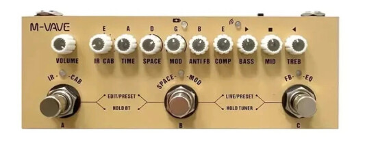 M-vave Cube Baby AC guitar-effect-pedal