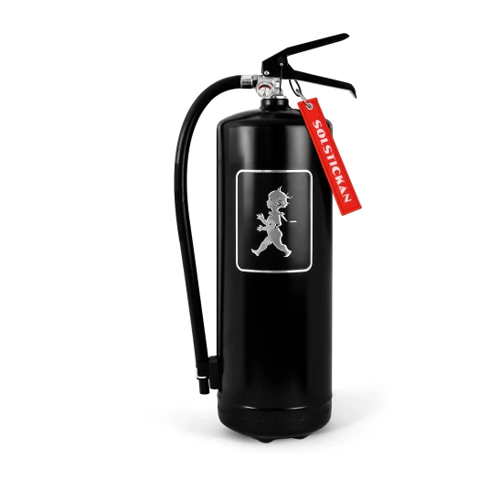 Solstickan Design Brannslukker 6kg Svart/Sølv
