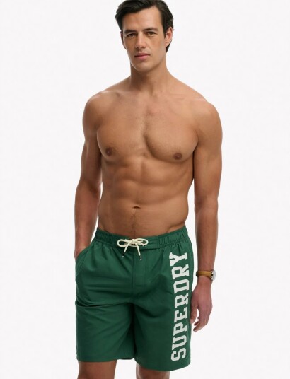 Superdry Logo 19 Boardshort Green L Superdry Logo 19 Boardshort Green L
