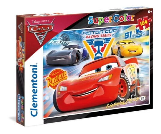 Clementoni Cars 3 104 Stykker Tegneserier 6 År