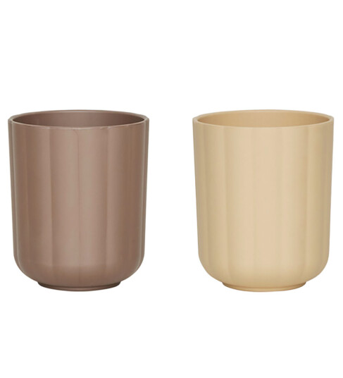 Oyoy Pullo kopp 2-pk Taupe-vanilla