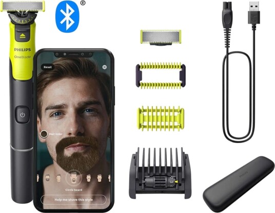 Philips Skjeggtrimmer OneBlade 360 with Connectivity Face + Body Philips Skjeggtrimmer OneBlade 360 with Connectivity Face + Body