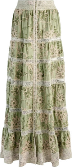 Alice + Olivia Dame Skjørt Grønn 3XS, Alice + Olivia Dame Skjørt Grønn 3XS,