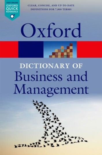 A Dictionary Of Business And Management Av Jonathan Law