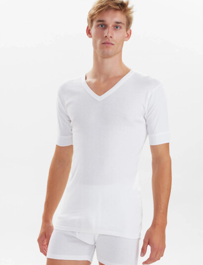 JBS Jbs T-Shirt V-Neck Original. - White - M