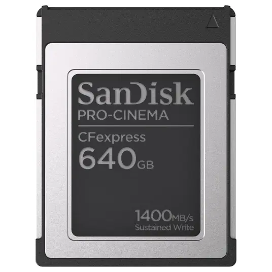 SanDisk PRO-CINEMA - Flash memory - 1700MB/s - 640GB