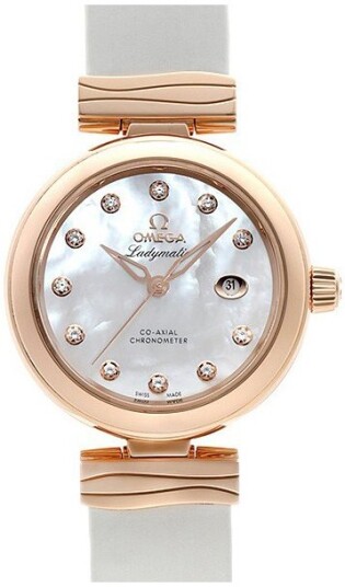 Omega Dameklokke 425.62.34.20.55.004 De Ville Ladymatic Co Axial 34mm