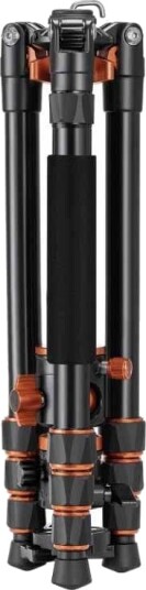 K&F Concept T254A4 stativ med kulehode aluminium oransje