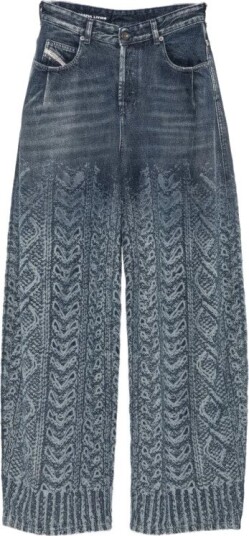 Diesel Dame Jeans Blå W24,