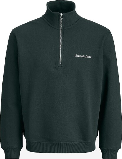 Jack & Jones Junior Collegegenser jorNorrebro Emb Sweat High Neck Jnr Grå