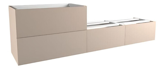 Vikingbad Servantskap Trend MIE Demi- Mål: B200xh46xd29 cm Varm Beige / 200cm