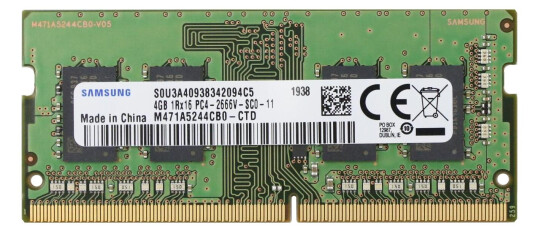 Lenovo DDR4 - modul - 4 GB - SO DIMM 260-pin - 2666 MHz / PC4-21300 - ikke-bufret Lenovo DDR4 - modul - 4 GB - SO DIMM 260-pin - 2666 MHz / PC4-21300 - ikke-bufret
