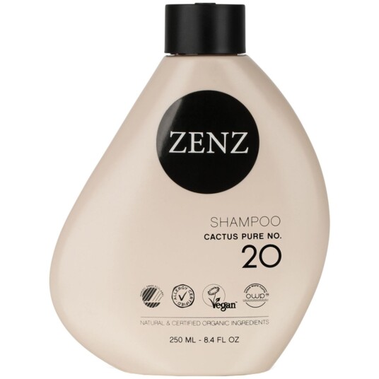 Zenz No. 20 Kaktus Pure Sjampo 250 ml - Naturlig Fuktighet for Tørt og Krøllete Hår Zenz No. 20 Kaktus Pure Sjampo 250 ml - Naturlig Fuktighet for Tørt og Krøllete Hår