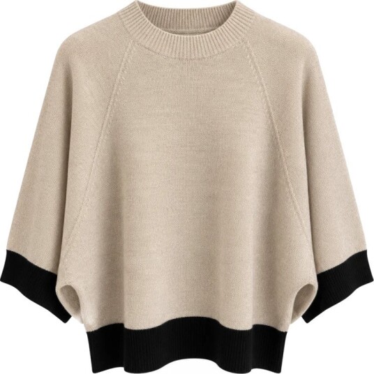 ViCOLO Dame Strikkevarer Beige ONE SIZE, ViCOLO Dame Strikkevarer Beige ONE SIZE,