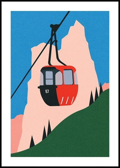 Allgäu Alps Plakat Plakat / 40x50cm