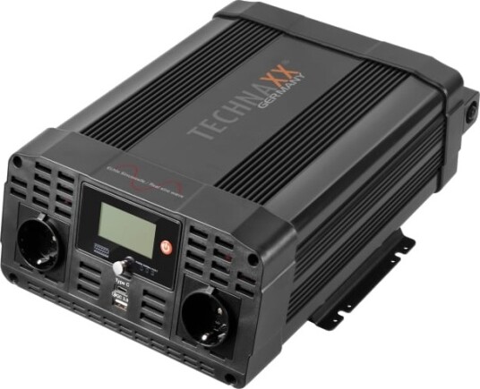Technaxx TE22 2000W Sine Power Inverter - Universal DC til AC Mobillader Technaxx TE22 2000W Sine Power Inverter - Universal DC til AC Mobillader