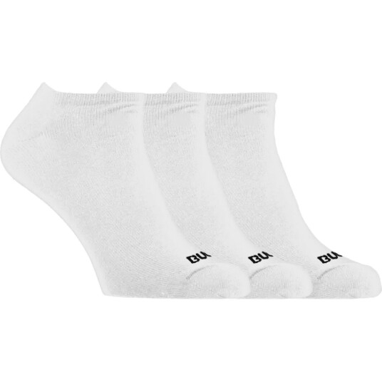 Bula Men's 3pk No Show Socks White 37/39, Whi