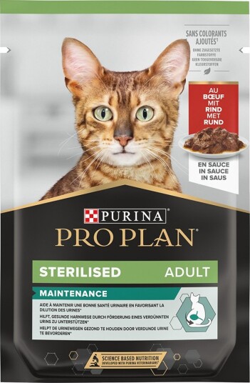 Pro Plan Våtfôr Adult 24 + 6 96 + 24 På Kjøpet Purina Våtfôr Sterilised Maintenance Okse 30 X 85 G 120 X 85 G 30 X 85 G
