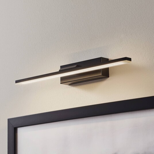 MCJ LED-vegglampe Miroir 40 cm svart 4000K